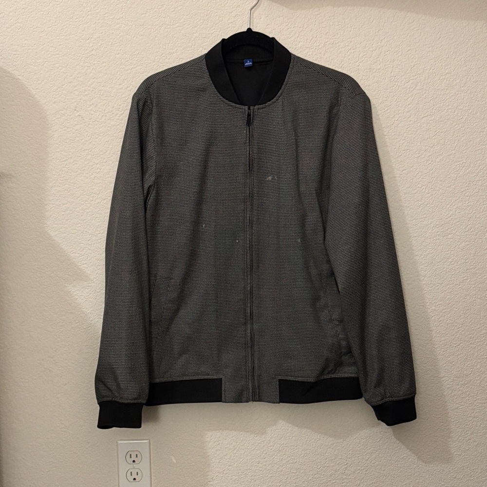 Men's Gray Bomber Jacket